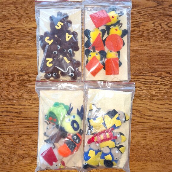 Vintage Monkey Mitt teacher fingerplay glove & 9 storytelling sets - Picture 6 of 7